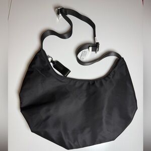 Gap Black Nylon Hobo Cross Body Bag - New
